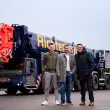 FotoCredit/Gruppenfoto: Liebherr / von links: Anton Pätzold, Matthias Richter und Martin Krusche