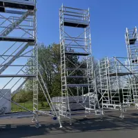 Seit fast dreißig Jahren produziert das Familienunternehmen Fahr- und Fassadengerüstteile aus Aluminium in Deutschland. Seit fast dreißig Jahren produziert das Familienunternehmen Fahr- und Fassadengerüstteile aus Aluminium in Deutschland.