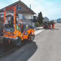 Rangendingen E-Asphaltwalze. Foto: Wirtgen Rangendingen E-Asphaltwalze. Foto: Wirtgen